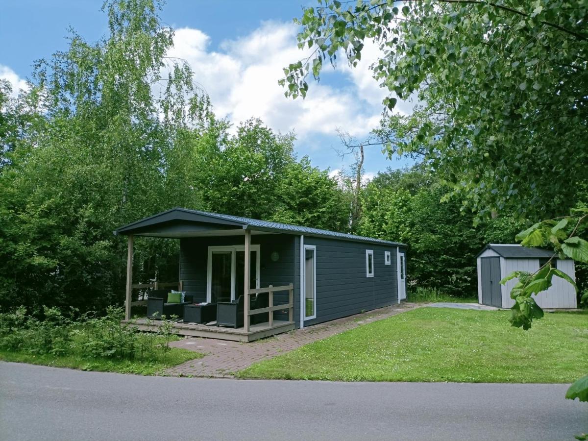 4P Chalet Tolve Met 4 Fietsen Vlakbij Natuurgebieden Drents Friese Wold, Fochteloerveen En Gevangenisdorp Veenhuizen Остервольде Экстерьер фото